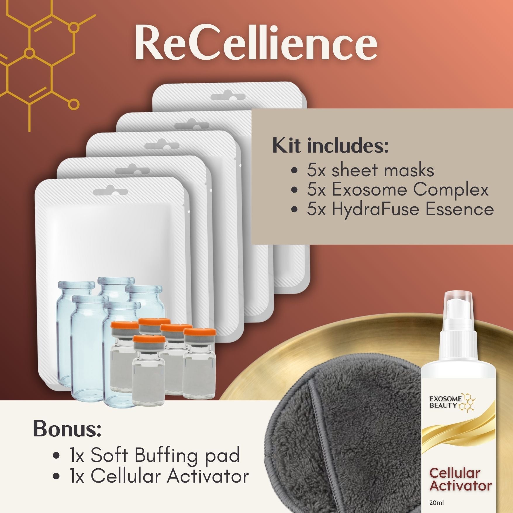 ReCellience UCX Sheet Mask System